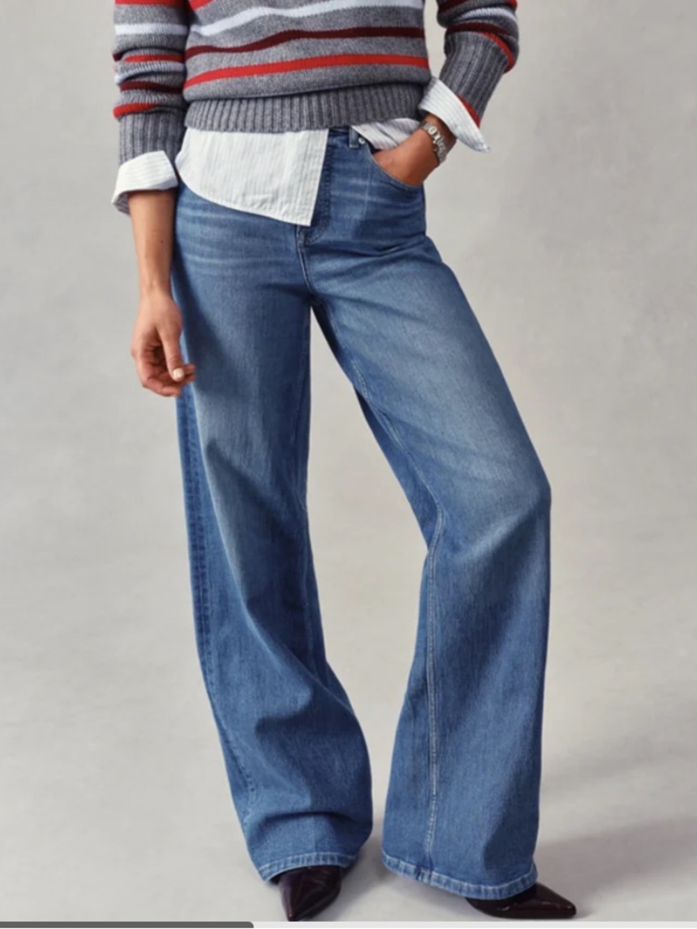 Spanx Wide Leg Women’s Jeans size Small Tall/Long